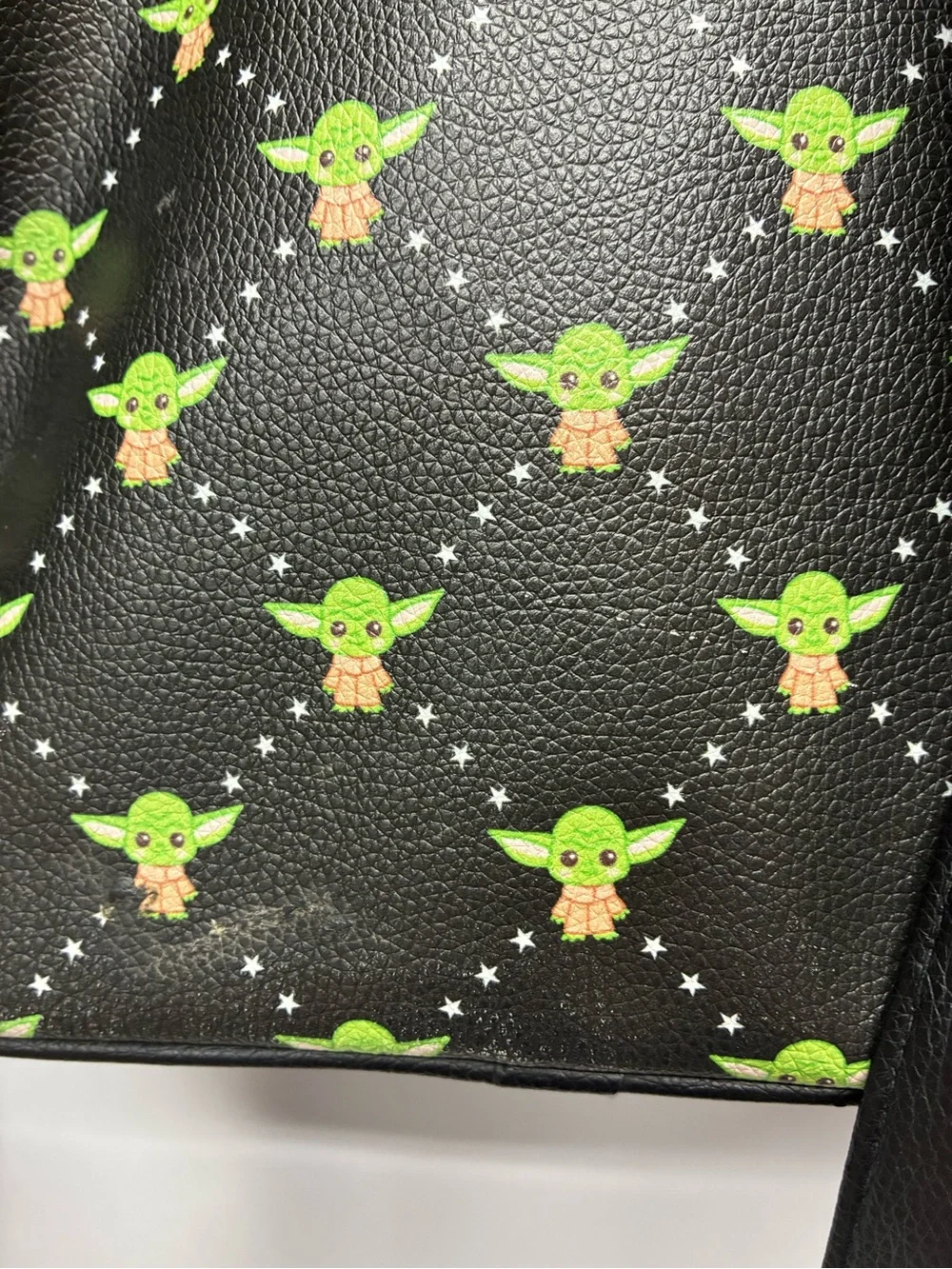 Star Wars Yoda backpack black medium sized school work travel on the go
